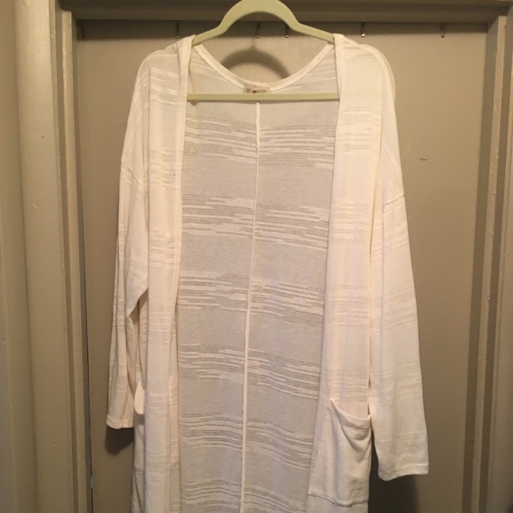 White long Cardigan